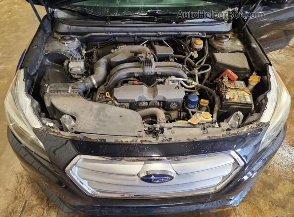 4S3BNAD69G3022134 2016 SUBARU LEGACY Black Widok wnętrza z tyłu