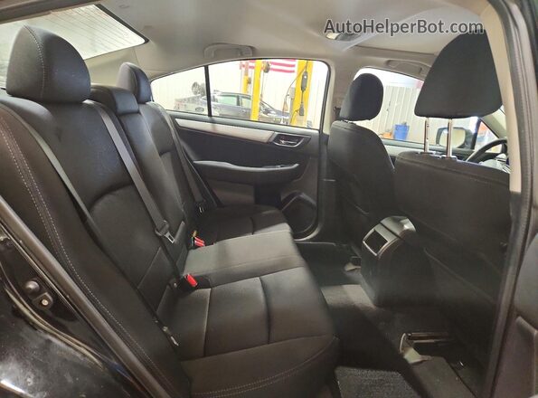 4S3BNAD69G3022134 2016 SUBARU LEGACY Black Widok tylnych siedzeń