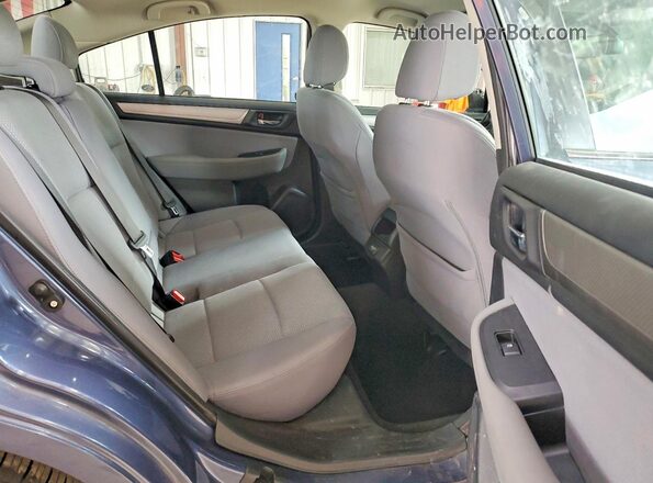4S3BNAF65J3027285 2018 SUBARU LEGACY Blue Հետևի նստատեղերի տեսք