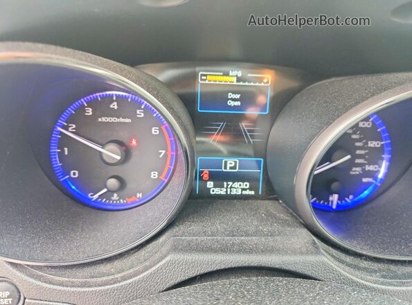4S3BNAF6XG3031602 2016 SUBARU LEGACY Tan ხელსაწყოთა პანელის ხედი