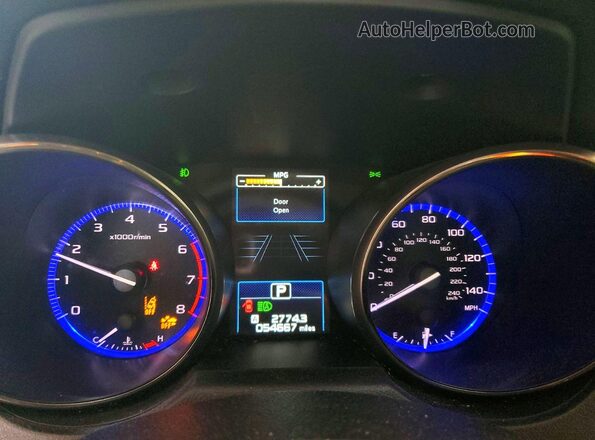4S3BNAH67H3056293 2017 SUBARU LEGACY Silver Widok zestawu wskaźników