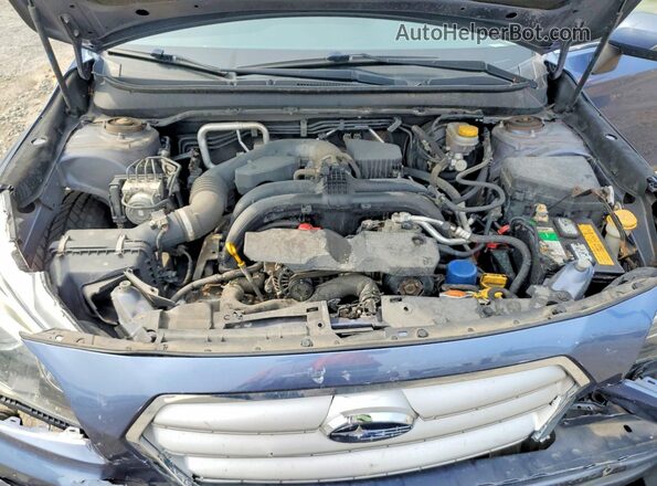 4S3BNAH6XH3034417 2017 SUBARU LEGACY Blue Вид задньої частини салону