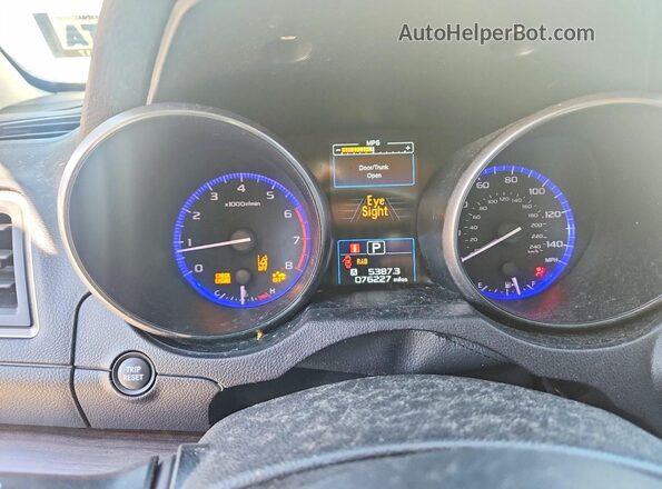4S3BNAN69H3028855 2017 SUBARU LEGACY White Instrument cluster view