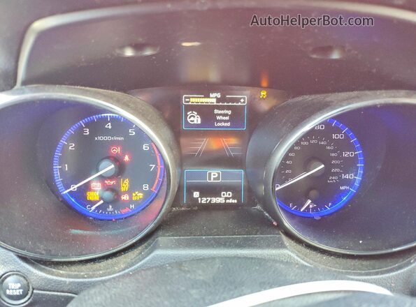 4S3BNAN6XG3014008 2016 SUBARU LEGACY Red ხელსაწყოთა პანელის ხედი