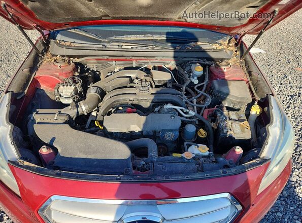 4S3BNBF67G3034012 2016 SUBARU LEGACY Red Rear interior view