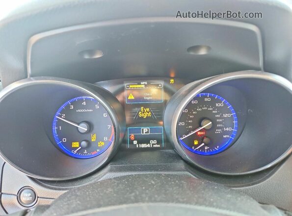 4S3BNBF67G3034012 2016 SUBARU LEGACY Red Instrument cluster view
