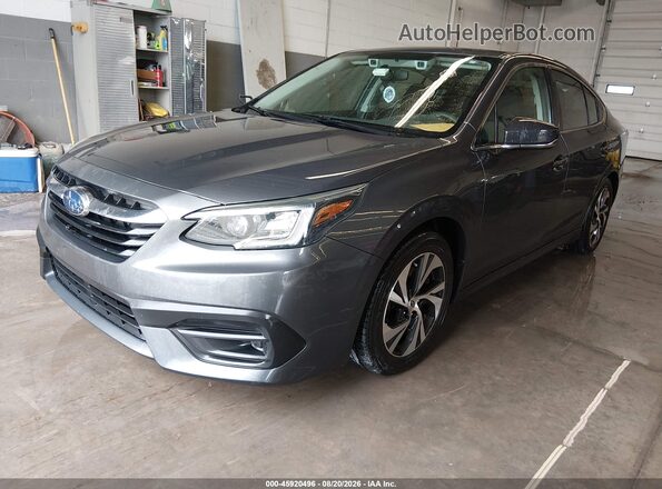 4S3BWAB64N3003133 2022 SUBARU LEGACY Серый Передняя левая четверть