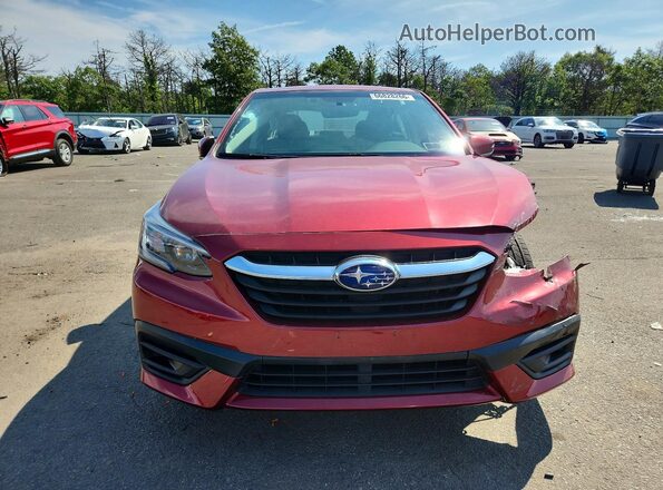 4S3BWAC6XN3015642 2022 SUBARU LEGACY Red Front view