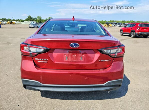 4S3BWAC6XN3015642 2022 SUBARU LEGACY Red Rear view