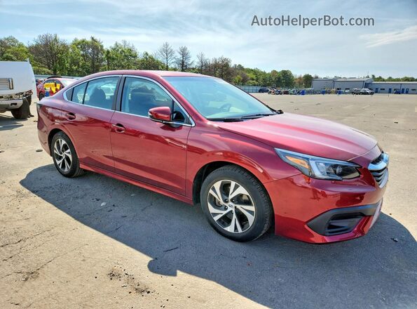 4S3BWAC6XN3015642 2022 SUBARU LEGACY Red Front right