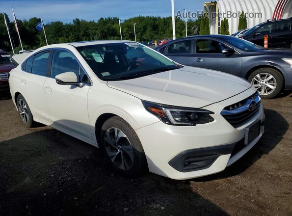 4S3BWAF60M3020407 2021 SUBARU LEGACY White Przód prawy