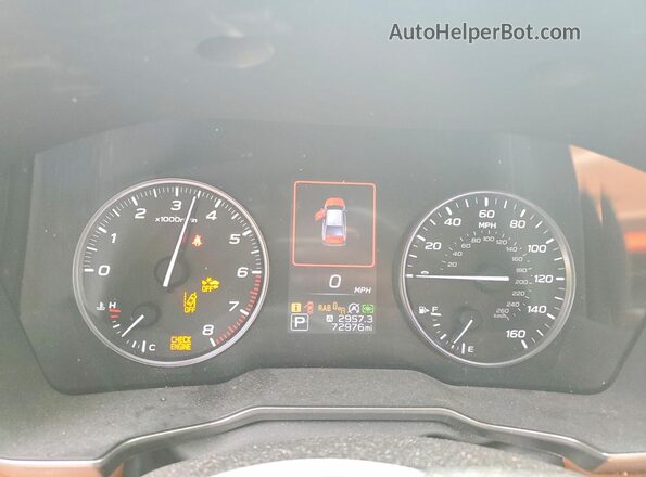 4S3BWGP65M3006908 2021 SUBARU LEGACY White Вид щитка приладів