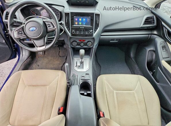 4S3GKAA63H3611040 2017 SUBARU IMPREZA Blue წინა პანელის ხედი