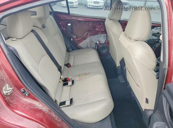 4S3GKAA68H3603273 2017 SUBARU IMPREZA Red Widok tylnych siedzeń