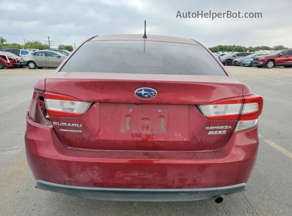 4S3GKAA68H3603273 2017 SUBARU IMPREZA Red Widok z tyłu