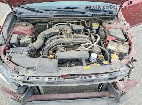 4S3GKAA68H3603273 2017 SUBARU IMPREZA Red Widok wnętrza z tyłu
