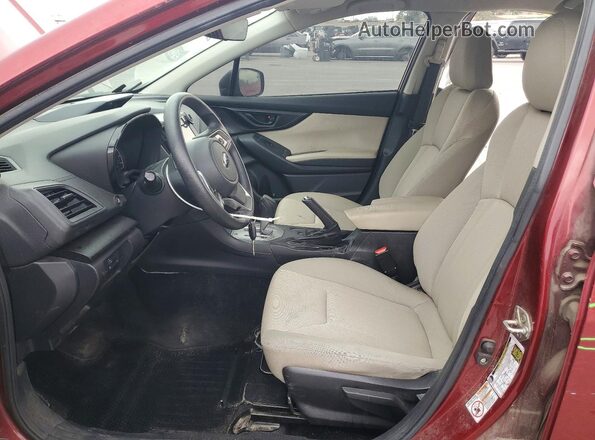 4S3GKAA68H3603273 2017 SUBARU IMPREZA Red Widok wnętrza z przodu