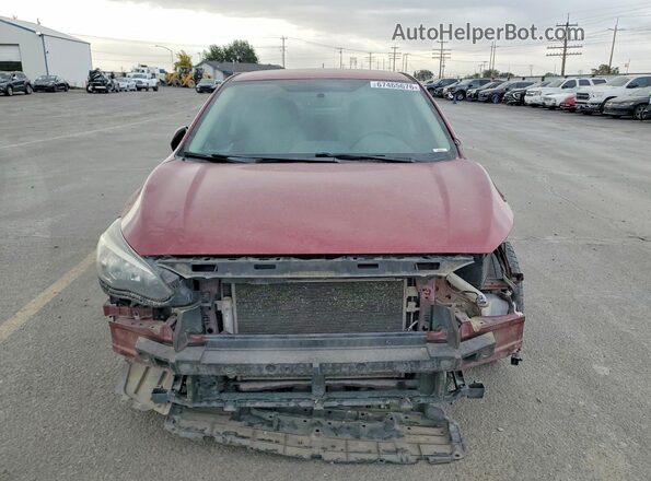 4S3GKAA68H3603273 2017 SUBARU IMPREZA Red Widok z przodu
