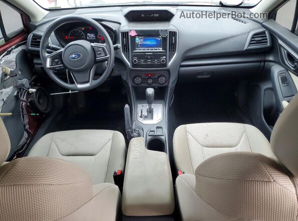 4S3GKAA68H3603273 2017 SUBARU IMPREZA Red Widok deski rozdzielczej