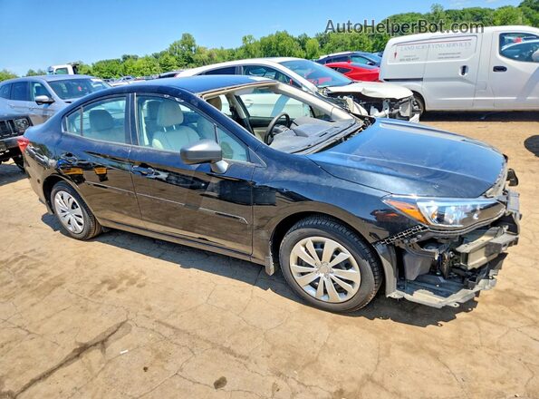 4S3GKAA68J3621438 2018 SUBARU IMPREZA Black Delantero derecho
