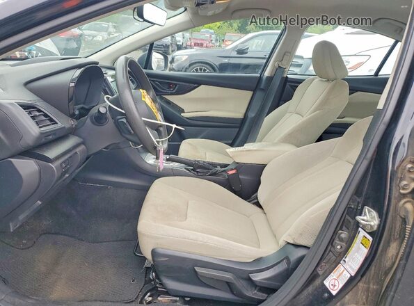 4S3GKAB60K3604018 2019 SUBARU IMPREZA Black Vista interior delantera