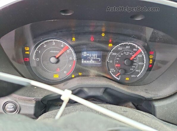 4S3GKAB62H3617510 2017 SUBARU IMPREZA Gray Vista del cuadro de instrumentos