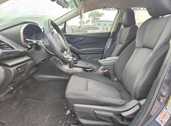 4S3GKAB62H3617510 2017 SUBARU IMPREZA Gray Vista interior delantera