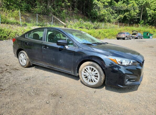 4S3GKAB67J3613782 2018 SUBARU IMPREZA Black Przód prawy