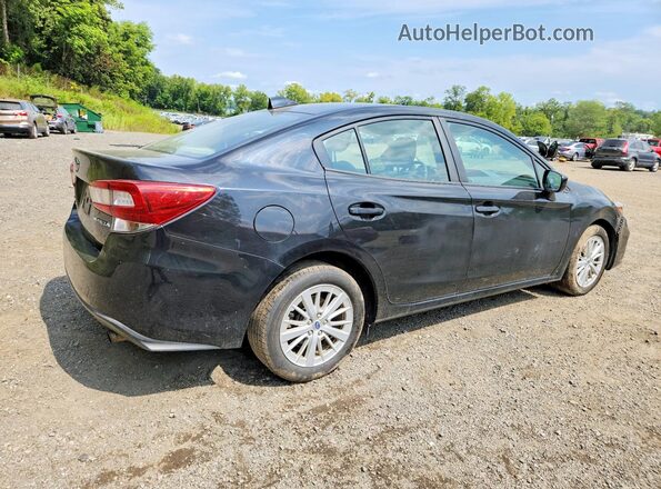 4S3GKAB67J3613782 2018 SUBARU IMPREZA Black Tył prawy