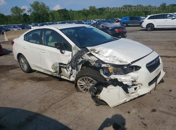 4S3GKAB68H3600615 2017 SUBARU IMPREZA Белый Передняя правая четверть