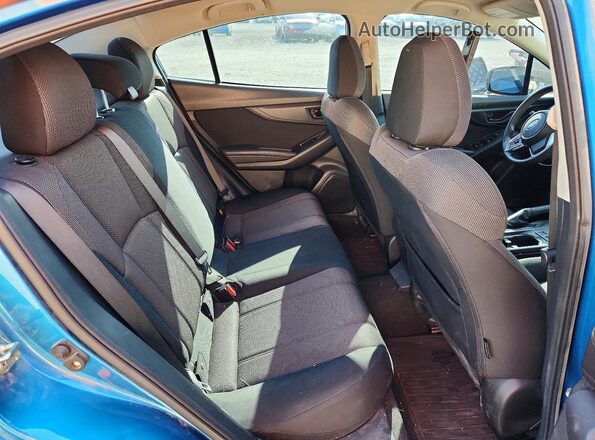 4S3GKAB68H3607791 2017 SUBARU IMPREZA Blue Widok tylnych siedzeń