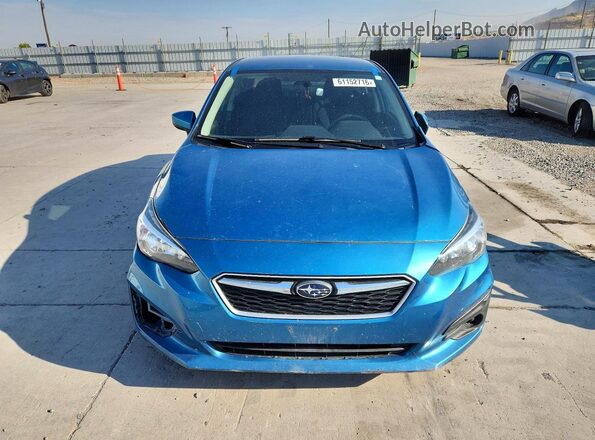 4S3GKAB68H3607791 2017 SUBARU IMPREZA Blue Widok z przodu