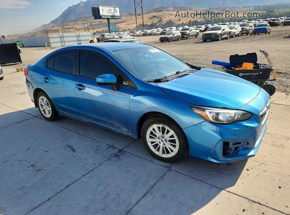 4S3GKAB68H3607791 2017 SUBARU IMPREZA Blue Przód prawy