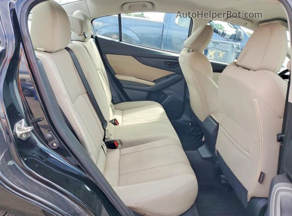 4S3GKAD62K3615809 2019 SUBARU IMPREZA Black Widok tylnych siedzeń