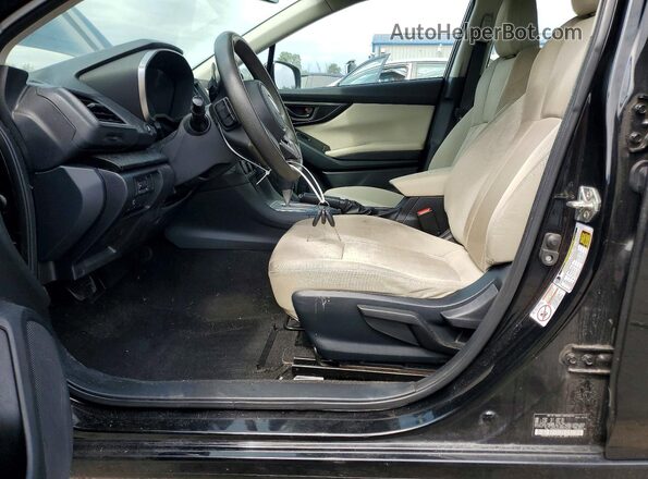 4S3GKAD62K3615809 2019 SUBARU IMPREZA Black Widok wnętrza z przodu