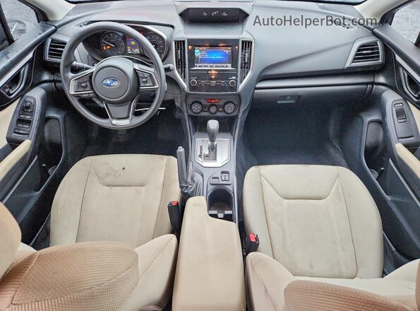 4S3GKAD68H3623759 2017 SUBARU IMPREZA Maroon Вид панелі приладів