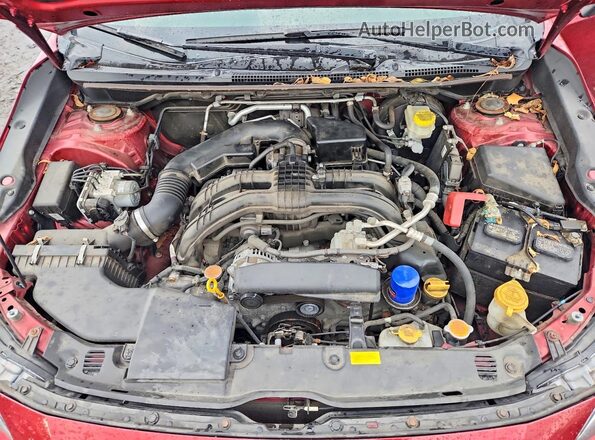 4S3GKAD68H3623759 2017 SUBARU IMPREZA Maroon Вид задньої частини салону