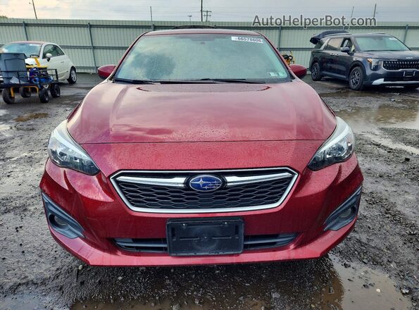 4S3GKAD68H3623759 2017 SUBARU IMPREZA Maroon Вид спереду