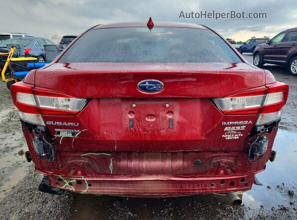 4S3GKAD68H3623759 2017 SUBARU IMPREZA Maroon Вид ззаду