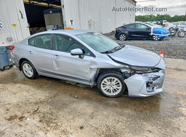 4S3GKAD68J3618924 2018 SUBARU IMPREZA Серебряный Передняя правая четверть