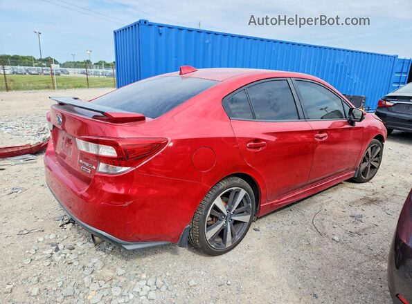 4S3GKAJ64K3604850 2019 SUBARU IMPREZA Красный Задняя правая четверть