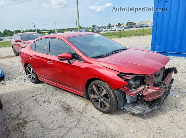 4S3GKAJ64K3604850 2019 SUBARU IMPREZA Красный Передняя правая четверть