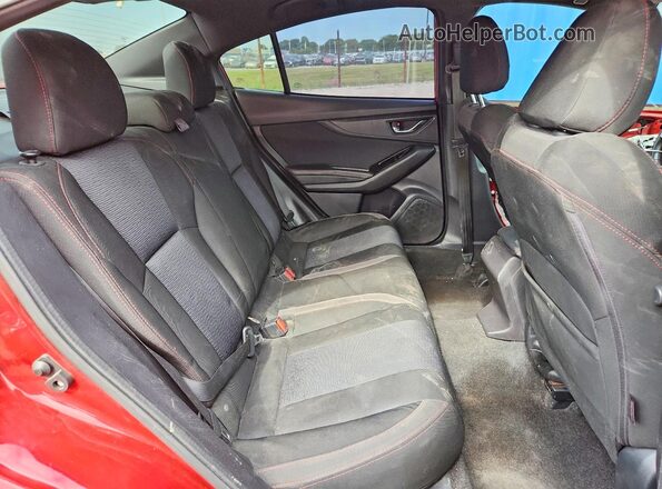 4S3GKAJ64K3604850 2019 SUBARU IMPREZA Красный Вид задних сидений