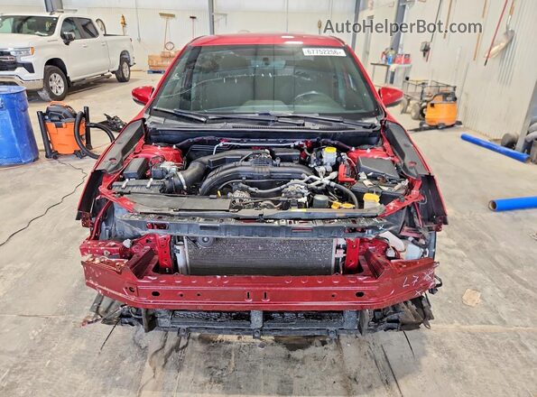 4S3GKAK68H3608181 2017 SUBARU IMPREZA Red Դիմացի տեսք