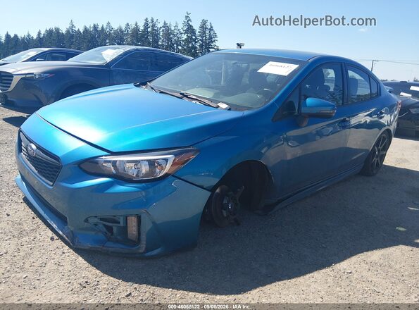 4S3GKAK69H1625499 2017 SUBARU IMPREZA Blue Przód lewy