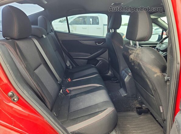 4S3GKAL62J3600274 2018 SUBARU IMPREZA Красный Вид задних сидений