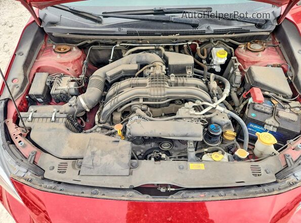 4S3GKAL62J3600274 2018 SUBARU IMPREZA Красный Вид задней части салона