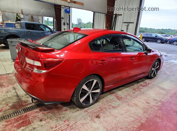 4S3GKAM63H3624821 2017 SUBARU IMPREZA Red Tył prawy