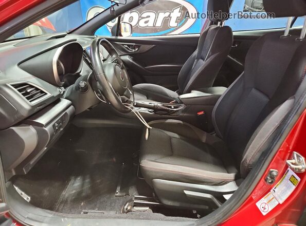 4S3GKAM63H3624821 2017 SUBARU IMPREZA Red Widok wnętrza z przodu