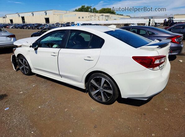4S3GKAM64H3614928 2017 SUBARU IMPREZA Белый Задняя левая четверть